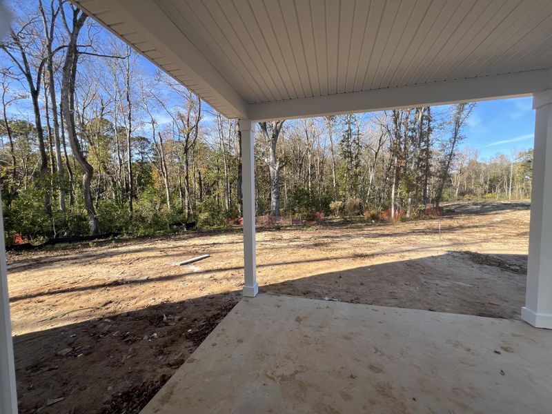 Exterior details and patio area of a home in Central Creek, Goose Creek (Image 2).