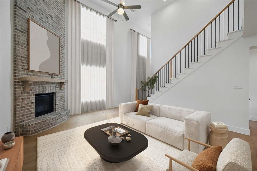 Furnished interior view inside a new home in Mantua Point: 40ft. lots, Van Alstyne (Image 13). Furnished interior view inside a new home in Mantua Point: 40ft. lots, Van Alstyne (Image 13).