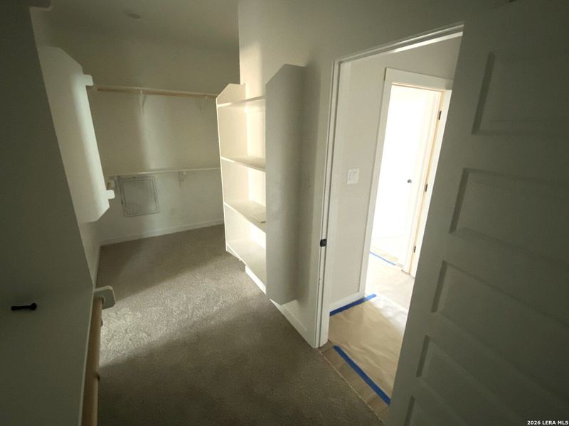 In-progress construction of a new home in Meyer Ranch, New Braunfels, TX (Image 26).