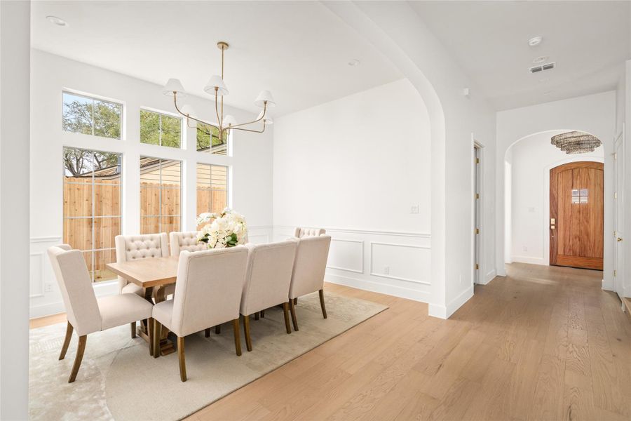 Furnished interior view inside a new home in , Houston (Image 6).