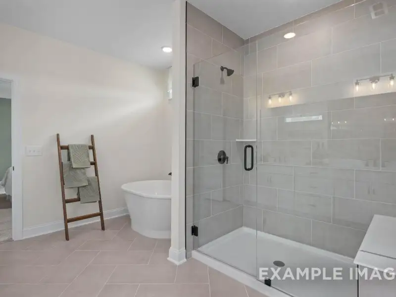 Furnished interior view inside a new home in Addison West, Holly Springs (Image 14).