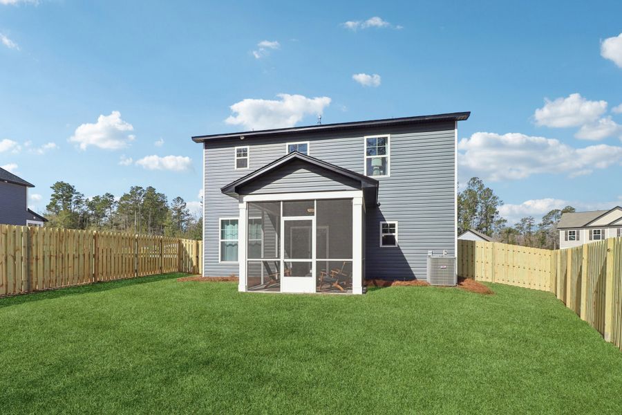 Representative exterior details of a home built from the Bentcreek II by Great Southern Homes in Shiloh Trail, Wellford (Image 48).