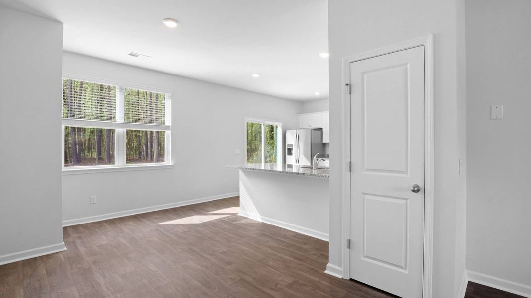 Representative unfurnished interior of a home built from the BRANDON by D.R. Horton in Rivers Reach, Yemassee (Image 19).
