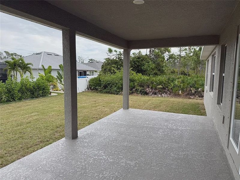 Exterior details and patio area of a home in South Gulf Cove, Port Charlotte (Image 5).