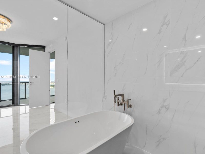 Furnished interior view inside a new home in Aria Reserve, Miami (Image 9).