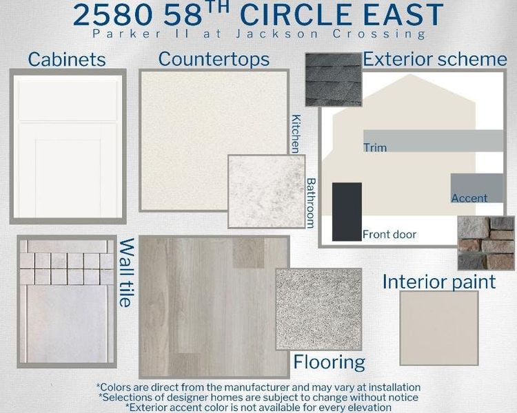 Parker II - Colors for This Home