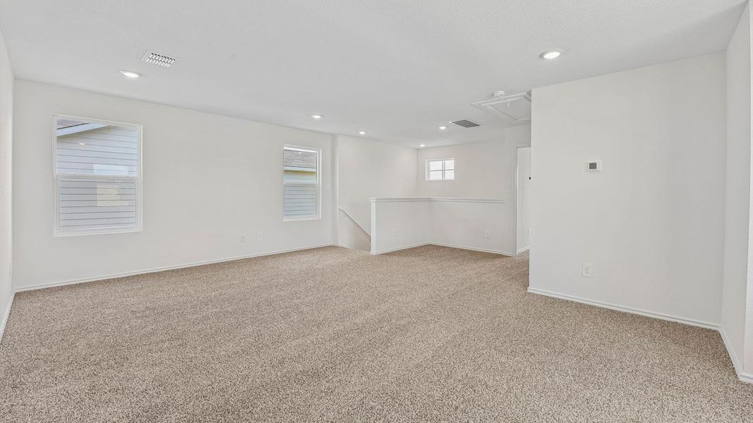 Spacious, unfurnished interior of a new home in Valverde, Bastrop (Image 32). Spacious, unfurnished interior of a new home in Valverde, Bastrop (Image 32).