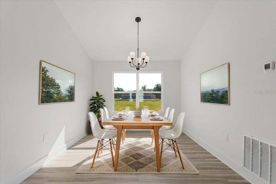 Furnished interior view inside a new home in Kirkland Farms, Alachua (Image 12).
