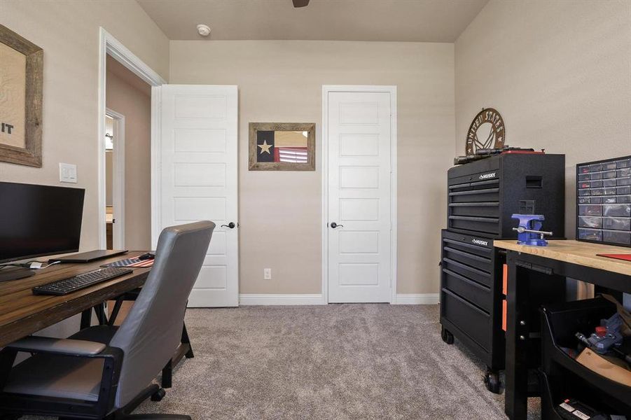 Furnished interior view inside a new home in The Meadows, Gunter (Image 28). Furnished interior view inside a new home in The Meadows, Gunter (Image 28).