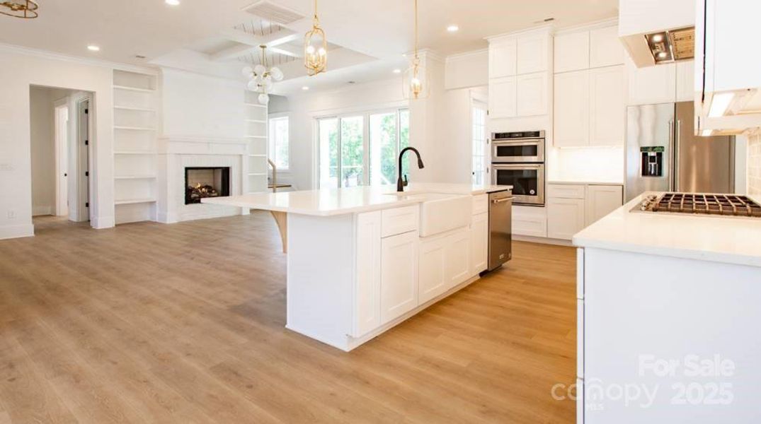 Furnished interior view inside a new home in , Weddington (Image 5).