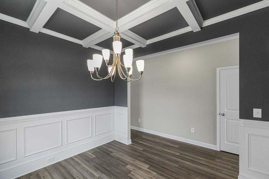 Representative unfurnished interior of a home built from the Magnolia by Caviness & Cates Communities in Bartlett Manor, Youngsville (Image 71).