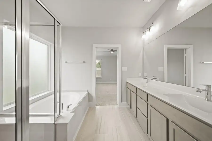 Furnished interior view inside a new home in Grand Oaks – The Cove, Houston (Image 8).