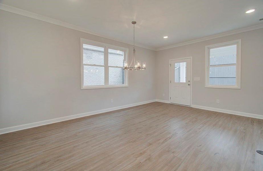 Spacious, unfurnished interior of a new home in Elliott Green, Powder Springs (Image 13). Spacious, unfurnished interior of a new home in Elliott Green, Powder Springs (Image 13).