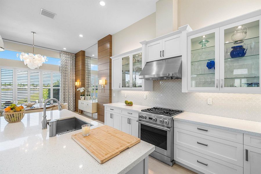 Furnished interior view inside a new home in , Boynton Beach (Image 30).