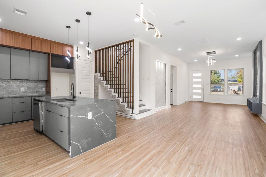 Furnished interior view inside a new home in , Houston (Image 13).