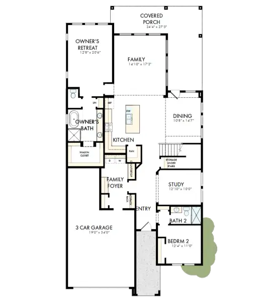 2D floor plan layout of this home in Bridgeland Central: Emerald Heights - Enclave Collection, Cypress, TX (Image 2). 2D floor plan layout of this home in Bridgeland Central: Emerald Heights - Enclave Collection, Cypress, TX (Image 2).