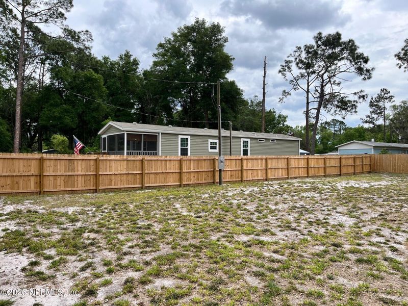 Exterior details and patio area of a home in , Satsuma (Image 21).