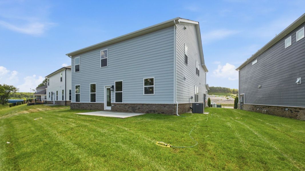Rear exterior with patio