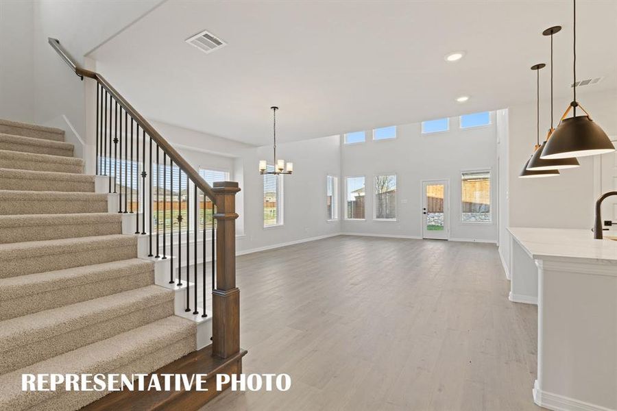 Welcome into this wonderful open concept dream home!  REPRESENTATIVE PHOTO