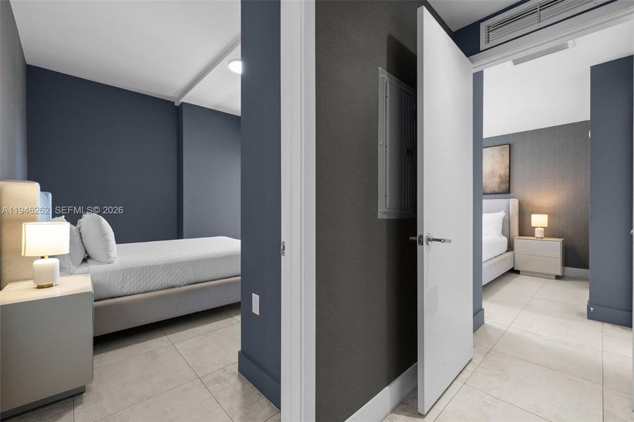 Furnished interior view inside a new home in , Miami (Image 35).