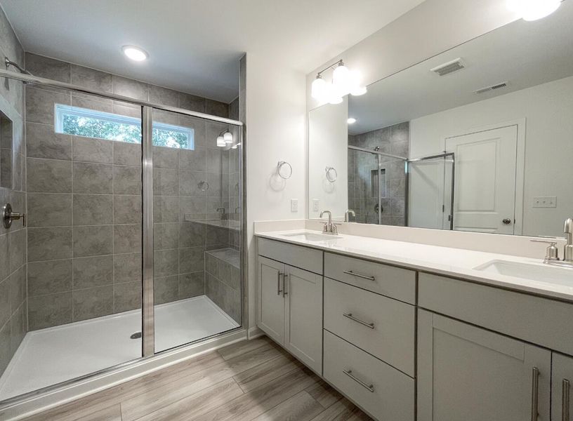 Furnished interior view inside a new home in Fairview Village Townhomes, Simpsonville (Image 8).