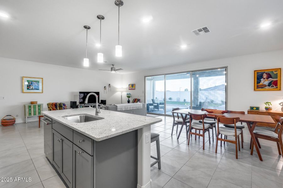 Open Kitchen and Dining Open Kitchen and Dining