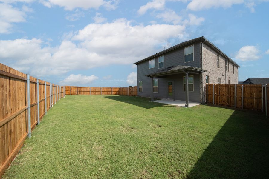 Exterior details and patio area of a home in Churchill, Anna (Image 2). Exterior details and patio area of a home in Churchill, Anna (Image 2).
