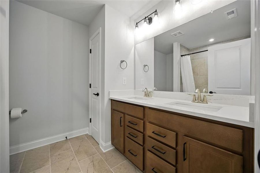 Furnished interior view inside a new home in , Cumming (Image 15).