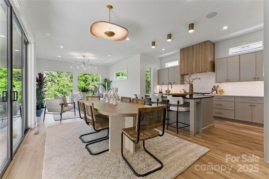 Furnished interior view inside a new home in , Charlotte (Image 17).
