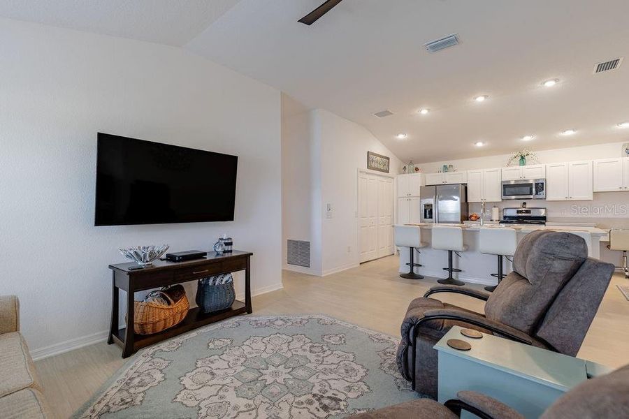 Furnished interior view inside a new home in , The Villages (Image 15).