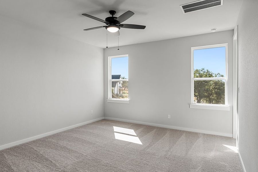 Spacious, unfurnished interior of a new home in Terrace Collection at Lariat, Liberty Hill (Image 30). Spacious, unfurnished interior of a new home in Terrace Collection at Lariat, Liberty Hill (Image 30).