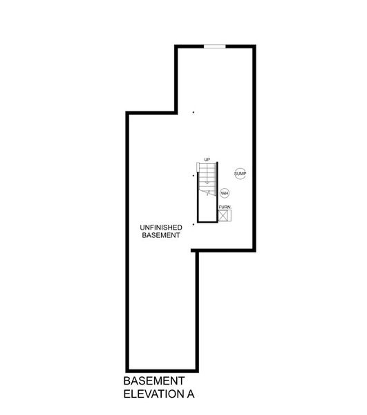 2D floor plan layout for the Nassau Cove End Unit by Ryan Homes in Rollman Farms Main Level Living Townhomes, Raleigh, NC (Image 2).