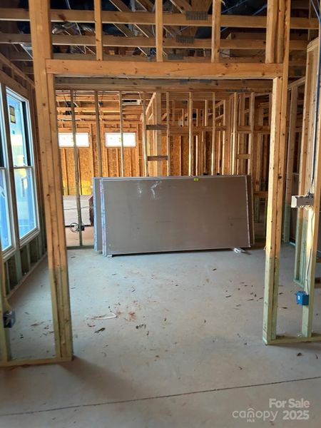 In-progress construction of a new home in The Courtyards at Hodges Farm, Charlotte, NC (Image 14).