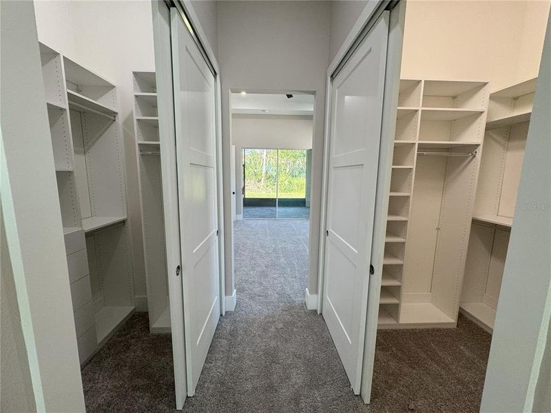 Primary Bedroom Closets