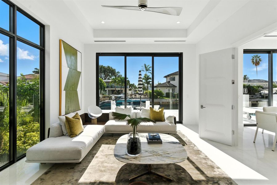 Furnished interior view inside a new home in , Boca Raton (Image 47).