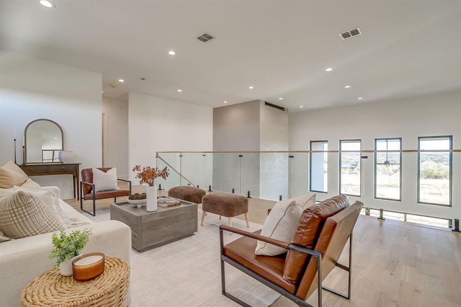 Furnished interior view inside a new home in , Weatherford (Image 32).