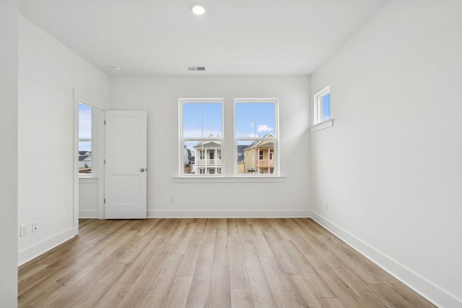 Spacious, unfurnished interior of a new home in Nexton - Midtown - The Park Collection, Summerville (Image 27). Spacious, unfurnished interior of a new home in Nexton - Midtown - The Park Collection, Summerville (Image 27).