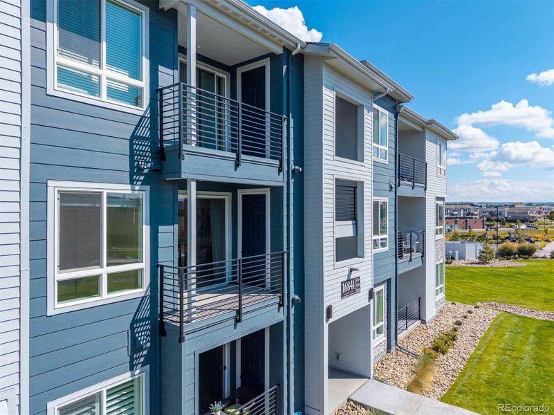 Exterior details and patio area of a home in , Parker (Image 1). Exterior details and patio area of a home in , Parker (Image 1).