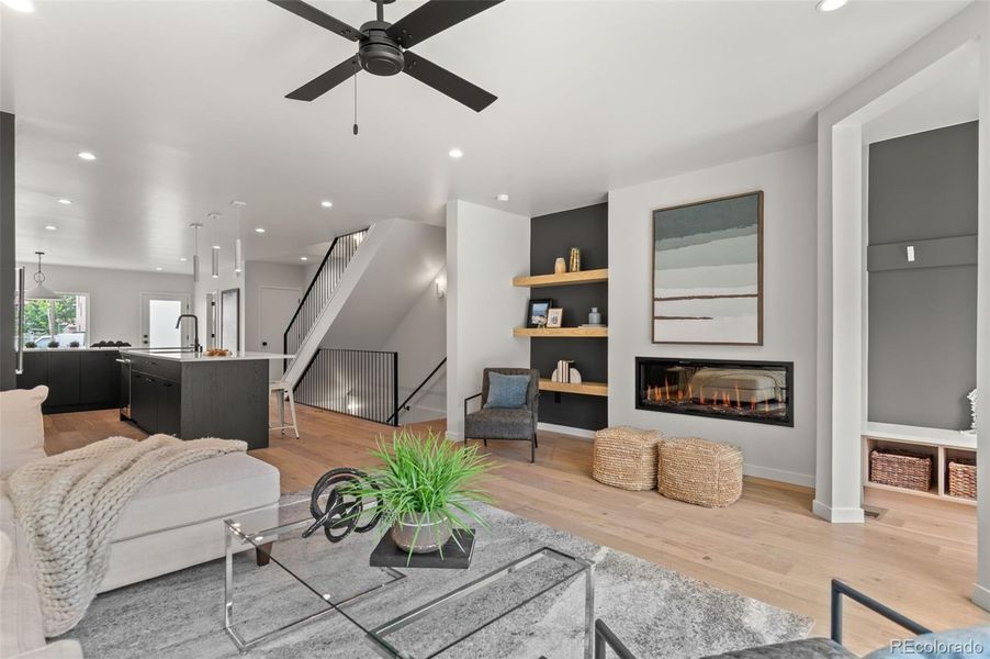 Furnished interior view inside a new home in , Denver (Image 30).