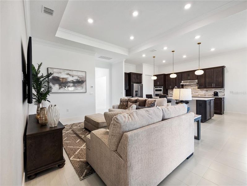 Furnished interior view inside a new home in , Ocala (Image 15).