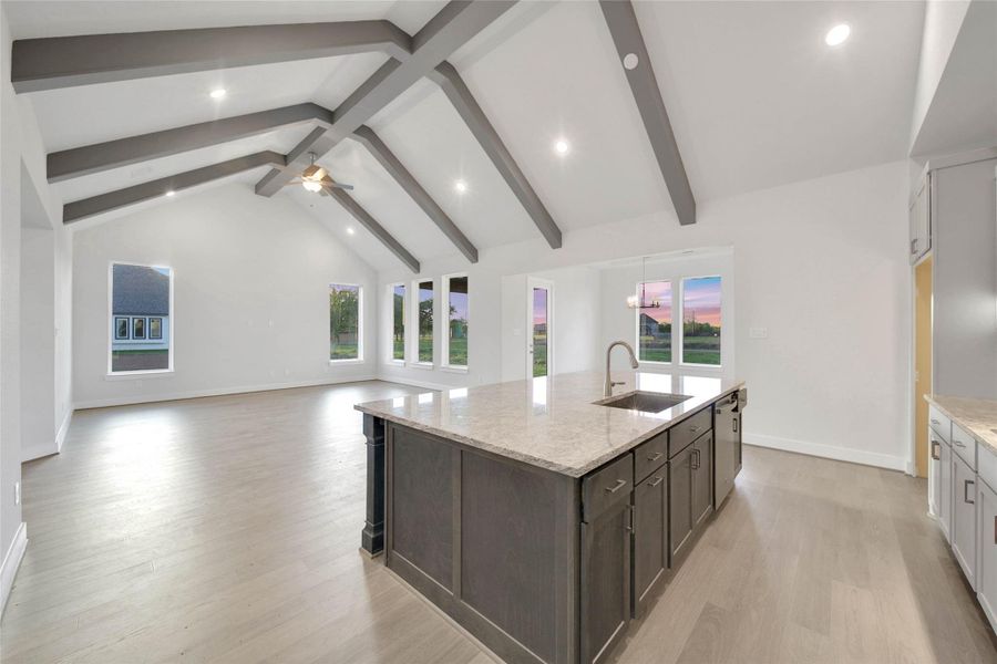 Furnished interior view inside a new home in Magnolia Bend, Rosharon (Image 12).