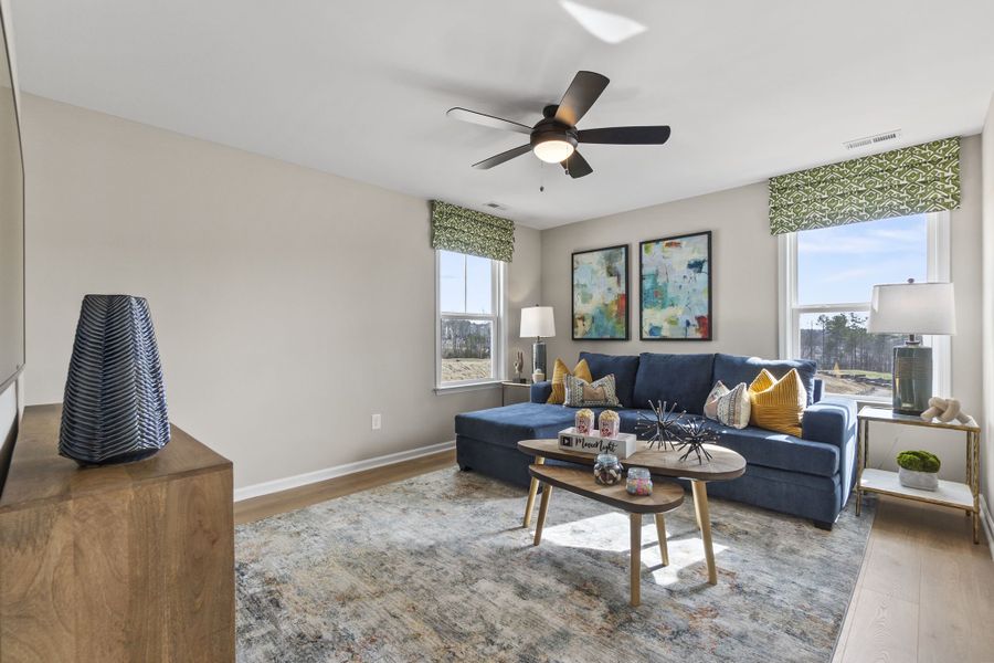 Furnished interior view inside a new home in The Coves on Lake Wylie, Charlotte (Image 15).