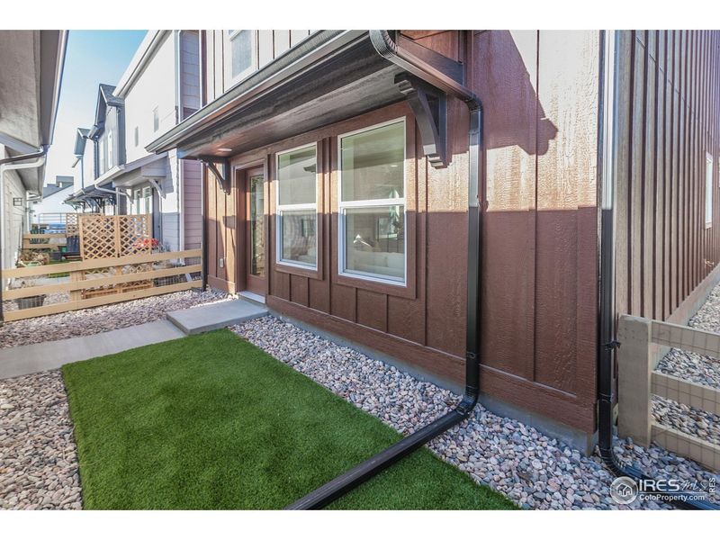 Exterior details and patio area of a home in , Fort Collins (Image 26).