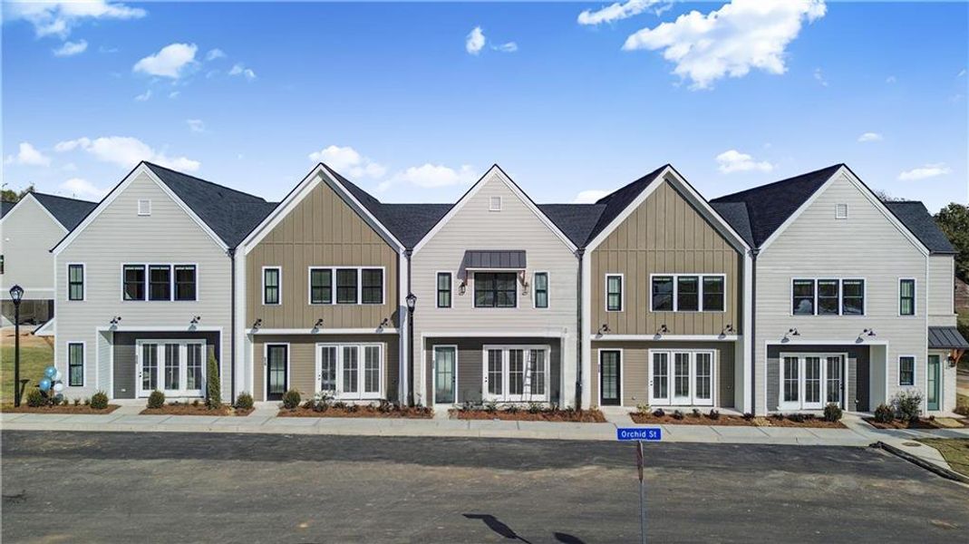 Front exterior of a new home in , Braselton, GA, highlighting curb appeal (Image 1). Front exterior of a new home in , Braselton, GA, highlighting curb appeal (Image 1).