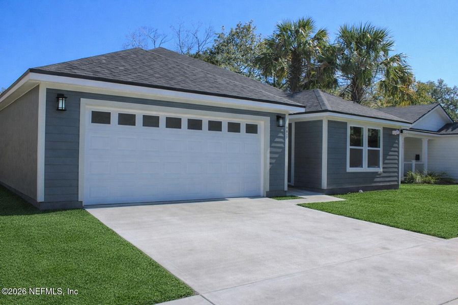 Exterior details and patio area of a home in , Jacksonville (Image 3). Exterior details and patio area of a home in , Jacksonville (Image 3).