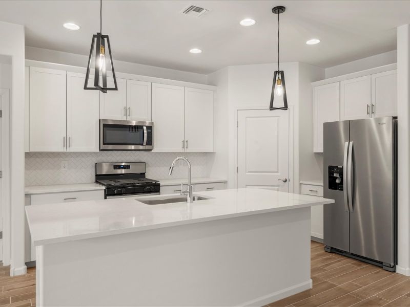 Furnished interior view inside a new home in Alamar at Rocking K, Tucson (Image 3).