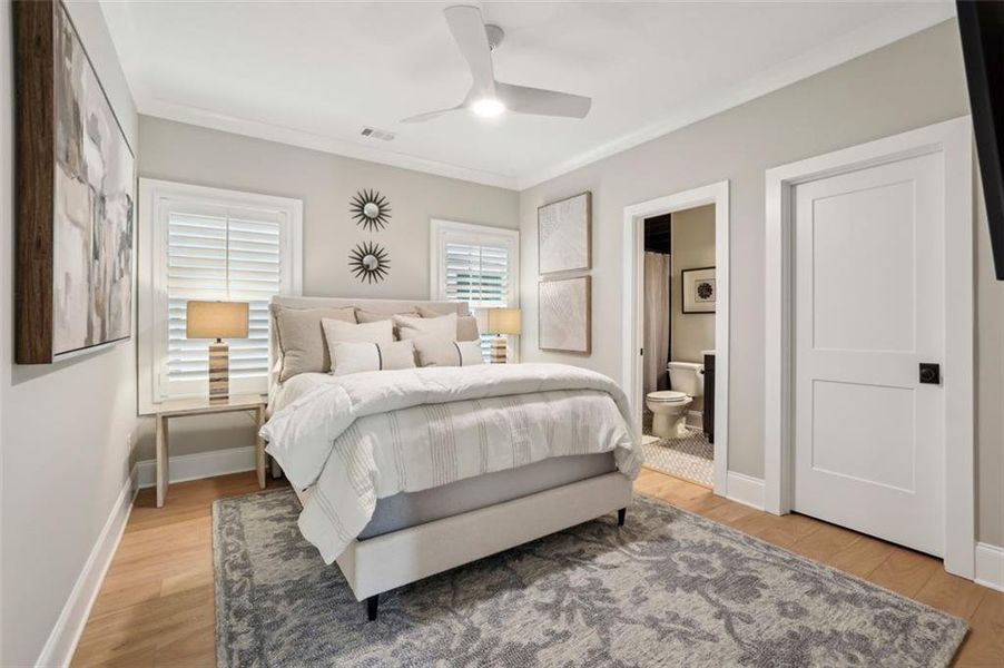 Furnished interior view inside a new home in , Brookhaven (Image 12).