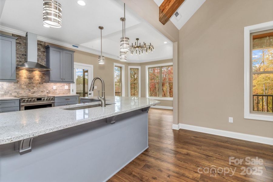 Furnished interior view inside a new home in , Mars Hill (Image 4).