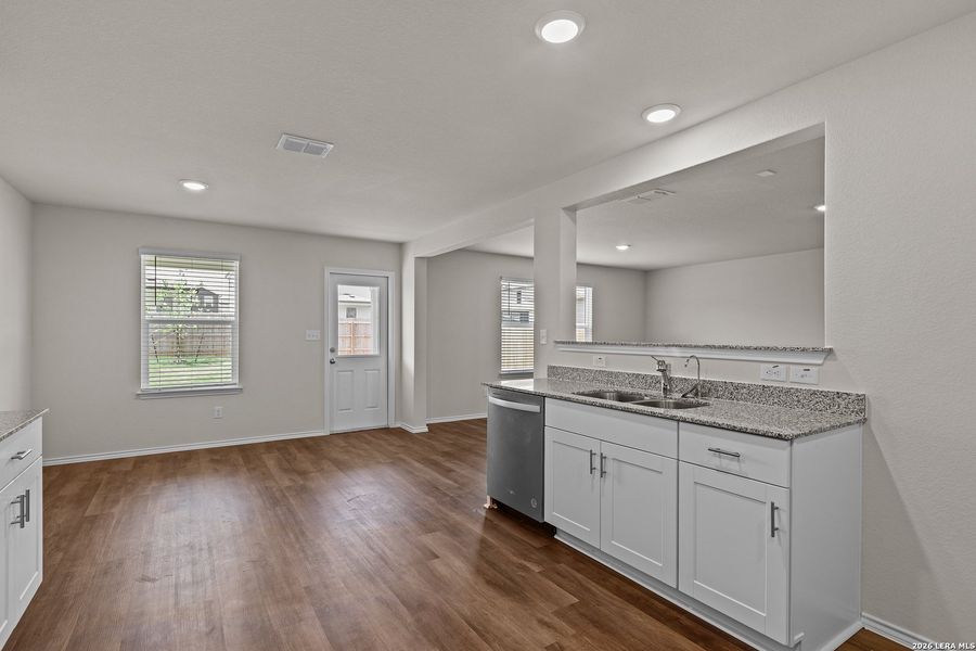 Furnished interior view inside a new home in , New Braunfels (Image 8).