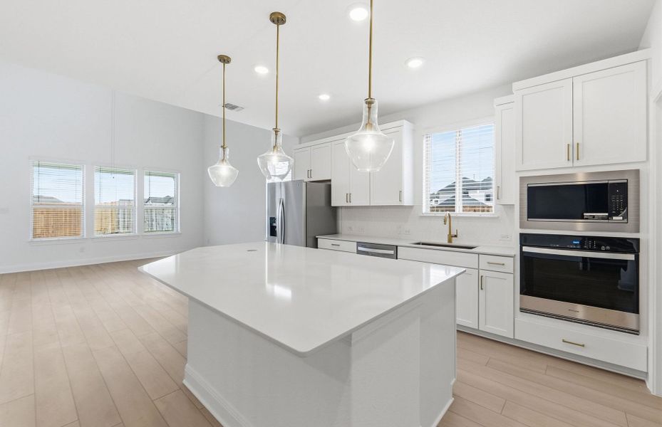 Furnished interior view inside a new home in Santa Rita Ranch, Liberty Hill (Image 11).